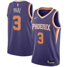 Mænd Trøje Phoenix Suns Chris Paul 3 2020-21 Lilla Swingman