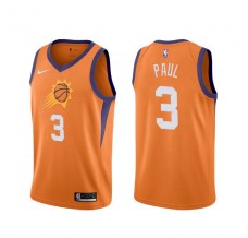 Mænd Trøje Phoenix Suns Chris Paul 3 2020-21 Orange Swingman
