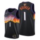 Mænd Trøje Phoenix Suns Devin Booker 1 2021-22 City Edition Sort Swingman