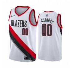 Mænd Trøje Portland Trail Blazers Carmelo Anthony 00 2019-20 Hvid Swingman