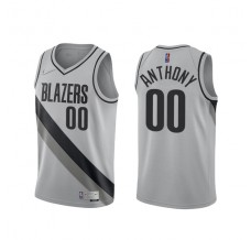 Mænd Trøje Portland Trail Blazers Carmelo Anthony 00 2020-21 Earned Edition Grå Swingman
