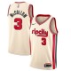 Mænd Trøje Portland Trail Blazers CJ McCollum 3 2019-20 City Edition Beige Swingman