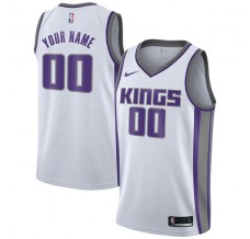 Mænd Trøje Sacramento Kings Custom 2017-18 Hvid Swingman
