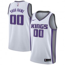Mænd Trøje Sacramento Kings Custom 2017-18 Hvid Swingman
