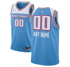 Mænd Trøje Sacramento Kings Custom 2018-19 The City Light Blå Swingman