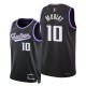 Mænd Trøje Sacramento Kings Emmanuel Mudiay 10 2021-22 City Edition Sort Swingman