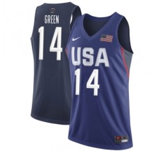 Mænd Trøje Team USA 2016 Draymond Green 14 Navy Swingman