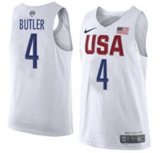 Mænd Trøje Team USA 2016 Jimmy Butler 4 White Swingman