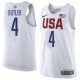 Mænd Trøje Team USA 2016 Jimmy Butler 4 White Swingman