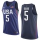 Mænd Trøje Team USA 2016 Kevin Durant 5 Navy Swingman