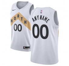 Mænd Trøje Toronto Raptors Custom 2018-19 The City Hvid Swingman