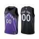 Mænd Trøje Toronto Raptors Custom 2020-21 Earned Edition Lilla Sort Swingman