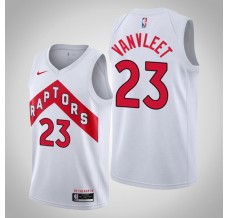 Mænd Trøje Toronto Raptors Fred VanVleet 23 2020-21 Hvid Swingman