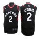 Mænd Trøje Toronto Raptors Kawhi Leonard 2 2017-18 Sort Swingman