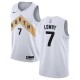 Mænd Trøje Toronto Raptors Kyle Lowry 7 2018-19 The City Hvid Swingman