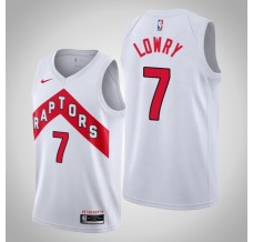 Mænd Trøje Toronto Raptors Kyle Lowry 7 2020-21 Hvid Swingman