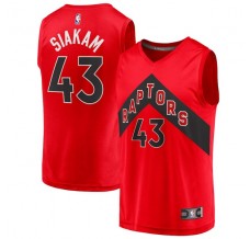 Mænd Trøje Toronto Raptors Pascal Siakam 43 2020-21 Rød Swingman