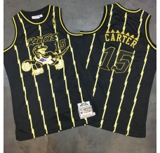 Mænd Trøje Toronto Raptors Vince Carter 15 1998-99 M&N Sort Swingman