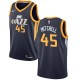 Mænd Trøje Utah Jazz Donovan Mitchell 45 2017-18 Navy Swingman