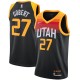 Mænd Trøje Utah Jazz Rudy Gobert 27 2021-22 City Edition Sort Swingman