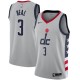 Mænd Trøje Washington Wizards Bradley Beal 3 2020-21 City Edition Grå Swingman