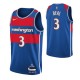 Mænd Trøje Washington Wizards Bradley Beal 3 2021-22 City Edition Royal Swingman