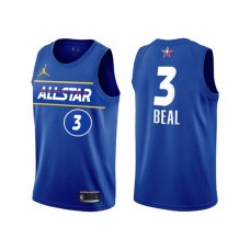 Mænd Trøje Washington Wizards Bradley Beal 3 All-Star Eastern Conference Blue 2021 Swingman