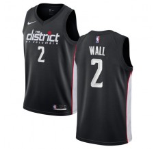 Mænd Trøje Washington Wizards John Wall 2 2018-19 The City Sort Swingman