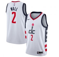 Mænd Trøje Washington Wizards John Wall 2 2019-20 City Edition Hvid Swingman