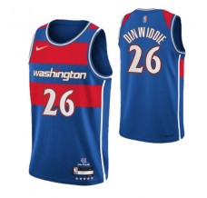 Mænd Trøje Washington Wizards Spencer Dinwiddie 26 2021-22 City Edition Royal Swingman