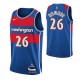 Mænd Trøje Washington Wizards Spencer Dinwiddie 26 2021-22 City Edition Royal Swingman