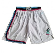 Miami Heat 2017-18 Hvid NBA Swingman Shorts