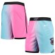 Miami Heat 2020-21 Pink Blå NBA Swingman Shorts