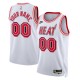 Miami Heat Custom Mænd Trøje 2022-23 Classic Edition Hvid Swingman