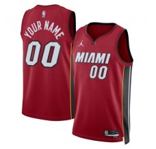 Miami Heat Custom Mænd Trøje 2022-23 Statement Edition Rød Swingman