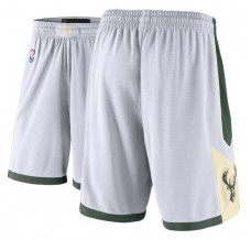 Milwaukee Bucks 2019-20 Hvid NBA Swingman Shorts