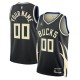 Milwaukee Bucks Custom Mænd Trøje 2022-23 Statement Edition Sort Swingman