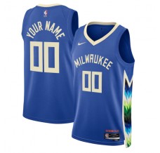 Milwaukee Bucks Custom Mænd Trøje 2022-23 The City Royal Swingman