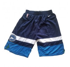 Minnesota Timberwolves 2017-18 Navy NBA Swingman Shorts