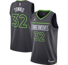 Minnesota Timberwolves Karl-Anthony Towns 32 Mænd Trøje 2022-23 Statement Edition Grå Swingman