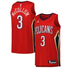 New Orleans Pelicans CJ McCollum 3 Mænd Trøje 2022-23 Statement Edition Rød Swingman