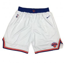 New York Knicks 2017-18 Hvid NBA Swingman Shorts