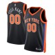New York Knicks Custom Mænd Trøje 2022-23 The City Navy Swingman