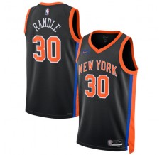 New York Knicks Julius Randle 30 Mænd Trøje 2022-23 City Edition Sort Swingman
