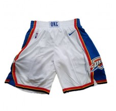 Oklahoma City Thunder 2017-18 Hvid NBA Swingman Shorts