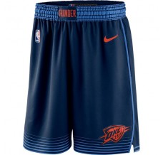 Oklahoma City Thunder 2018-19 Navy NBA Swingman Shorts