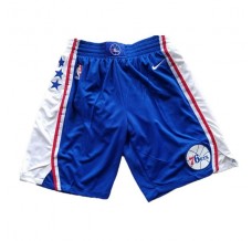 Philadelphia 76ers 2017-18 Blå NBA Swingman Shorts