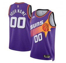 Phoenix Suns Custom Mænd Trøje 2022-23 Classic Edition Lilla Swingman
