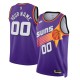 Phoenix Suns Custom Mænd Trøje 2022-23 Classic Edition Lilla Swingman