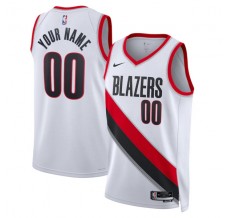 Portland Trail Blazers Custom Mænd Trøje 2022-23 Hvid Swingman